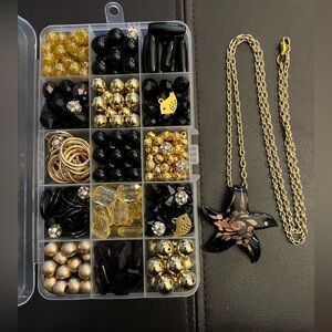 Craft Beads, BLACK GOLD - NOT OIL, Jewelry Supplies, loose bulk beads